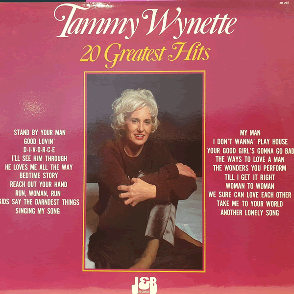 20 Greatest Hits Of Tammy Wynette Wynette Tammy Lp Reefer Records 